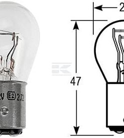 Bombilla luz antiniebla/trasera (10 uds.)