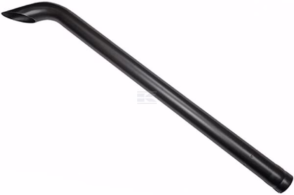 Tubo escape vertical Ø68-70-1180mm, negro esmaltado 1 Tubo escape vertical Ø68-70-1180mm, negro esmaltado