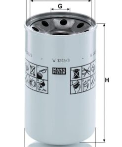 Filtro intercambio para aceite lubrificación