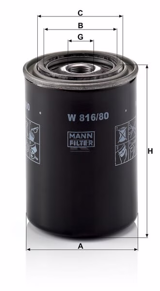 Filtro interc. aceite lubric. 4 Filtro interc. aceite lubric.