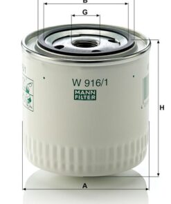 Filtro aceite Mann & Hummel