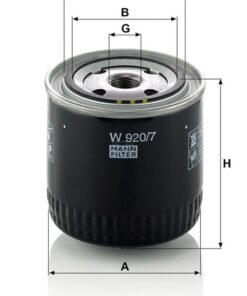 Filtro intercambio para aceite lubrificación