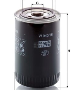 Filtro intercambio para aceite lubrificación
