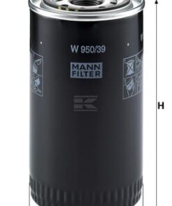 Filtro aceite Mann & Hummel