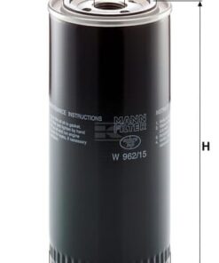 Filtro cambio aceite lubricación