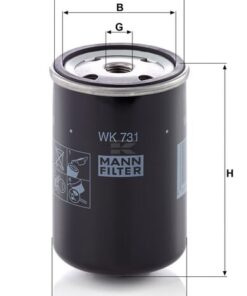 Filtro intercamb. combustible