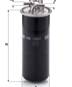 Filtro intercamb. combustible