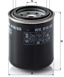 Filtro intercambiador combustible