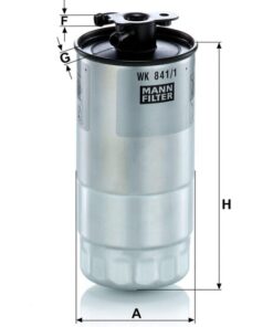 Filtro intercamb. combustible 3 Filtro intercamb. combustible