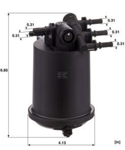 Filtro de combustible M&H