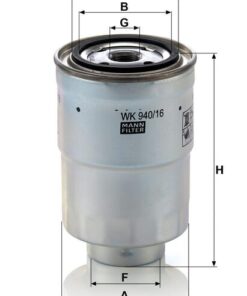 Filtro intercamb. combustible 3 Filtro intercamb. combustible