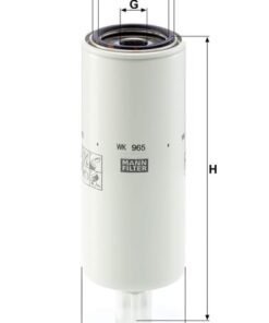 Filtro intercamb. combustible 3 Filtro intercamb. combustible