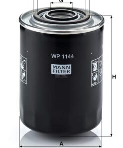 Filtro intercambio para aceite lubrificación