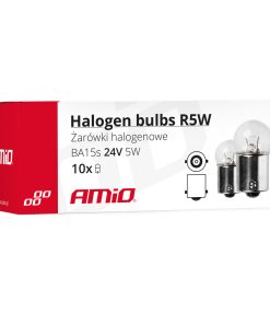 Bombillas halógenas R5W BA15s 24V 10 unid.