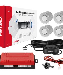 Sensor de Aparcamiento Buzzer 4 sensores- color gris