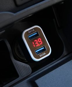 Cargador para móvil 2xUSB + Chequeador de acumulador TEST-04