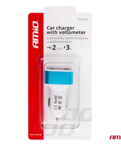 Cargador para móvil 2xUSB + Chequeador de acumulador TEST-04 13 Cargador para móvil 2xUSB + Chequeador de acumulador TEST-04