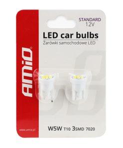 LED STANDARD T10 W5W 3xSMD 7020 12V