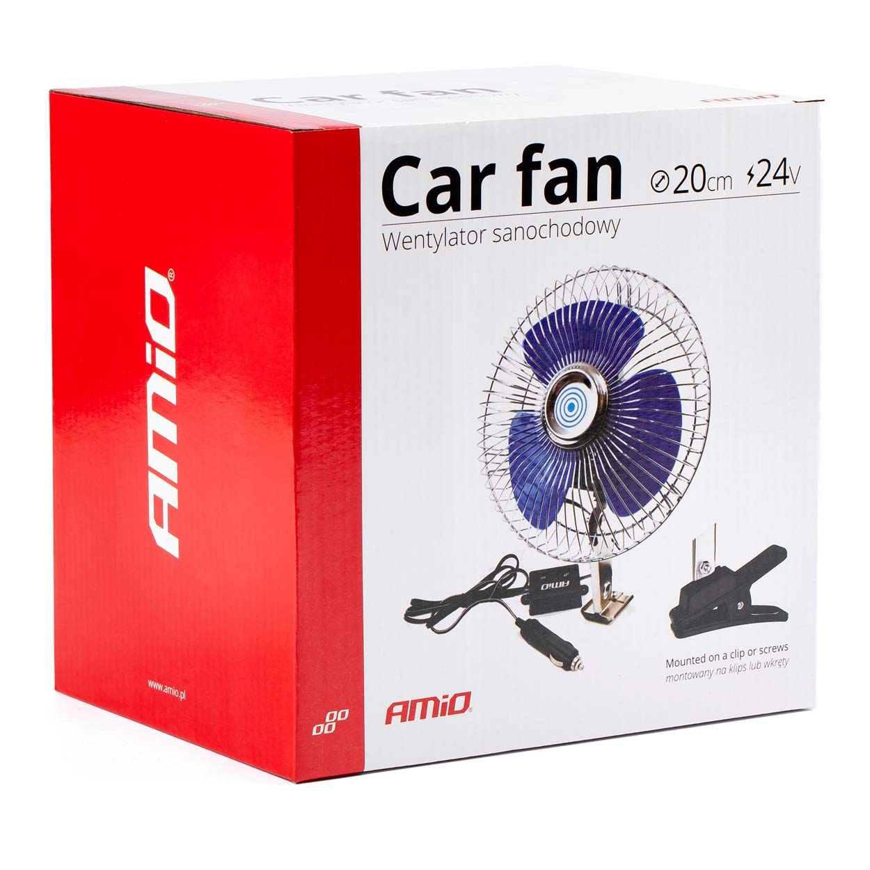 Ventilador metálico para coche sujeción a tornillo + clip CFAN-15+ 24V 1 Ventilador metálico para coche sujeción a tornillo + clip CFAN-15+ 24V