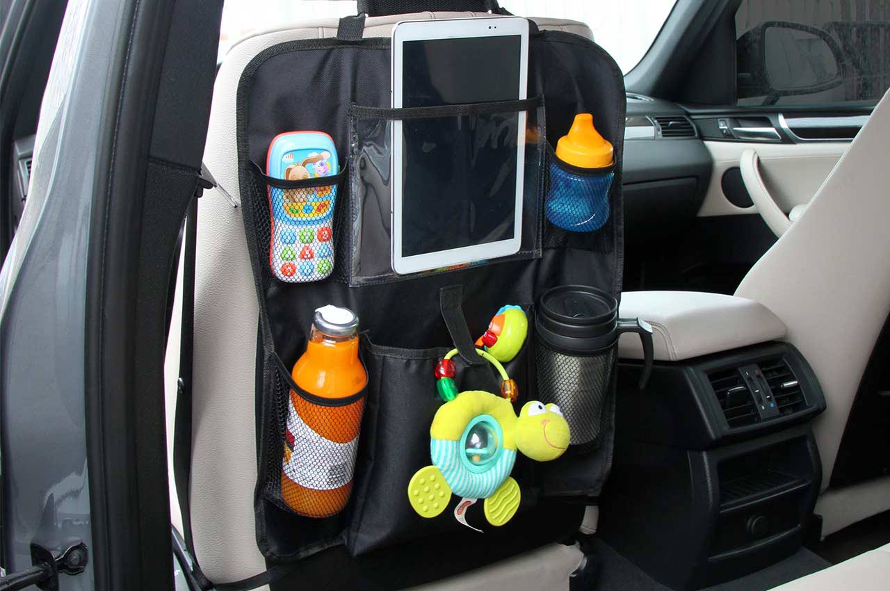 Organizador ppara Asiento de Coche con bolsillo para Tablet 2 Organizador ppara Asiento de Coche con bolsillo para Tablet