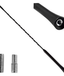 Antena para coche mástil 41cm 5/6mm adaptador ANTM02 AMIO-01129
