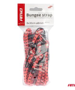 Cuerdas elásticas de transporte tipo arana 8-brazos 30cm  o8 mm BSTRAP-01