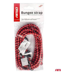 Cuerdas elásticas de transporte 2x100cm o7mm BSTRAP-03 AMIO-01148