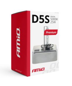 Bombilla xenón tipo D5S 5000K AMiO PREMIUM