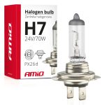 Bombilla halógena H7 24V 70W UV filter (E8)