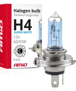 Bombilla halógena H4 12V 60/55W UV filter (E8) Super White