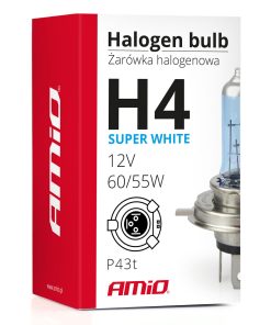 Bombilla halógena H4 12V 60/55W UV filter (E8) Super White