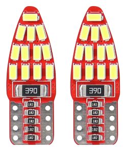 LED CANBUS 24SMD 3014 T10e (W5W) White 12V