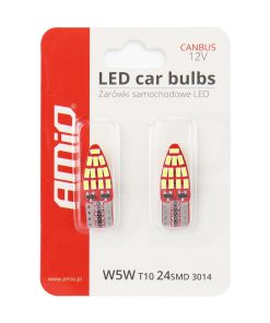 LED CANBUS 24SMD 3014 T10e (W5W) White 12V 7 LED CANBUS 24SMD 3014 T10e (W5W) White 12V