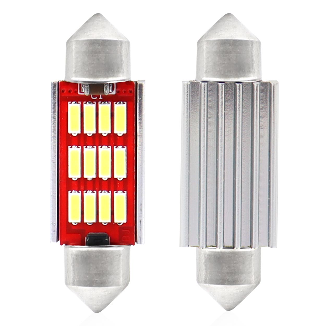 LED CANBUS 4014 12SMD Festoon C5W C10W C3W 36mm White 12V/24V 2 LED CANBUS 4014 12SMD Festoon C5W C10W C3W 36mm White 12V/24V