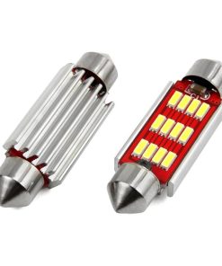 LED CANBUS 4014 12SMD Festoon C5W C10W C3W 41mm White 12V/24V