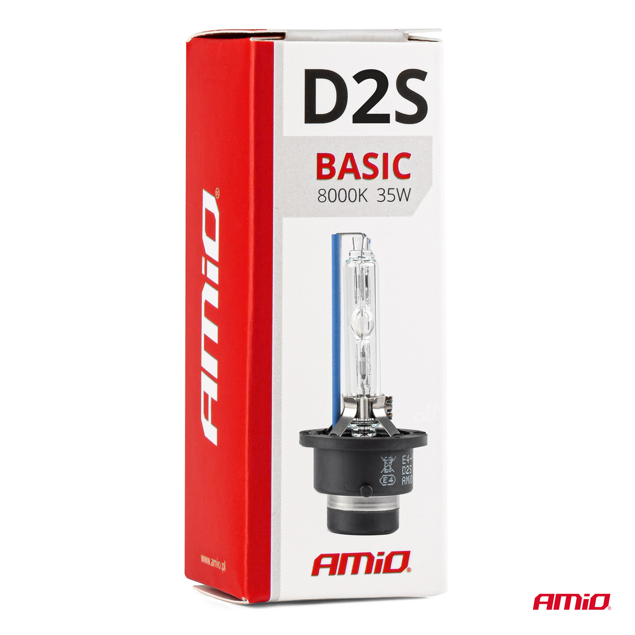 Bombilla xenón tipo D2S 8000K AMiO BASIC 4 Bombilla xenón tipo D2S 8000K AMiO BASIC