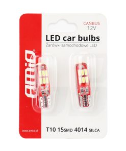 LED CANBUS 15SMD 4014 T10e (W5W) SILCA White 12V