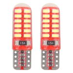 LED CANBUS 24SMD 3014 T10e (W5W) SILCA White 12V