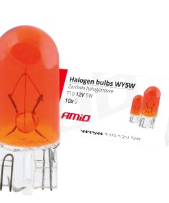 Bombillas halógenas WY5W T10 5W W2.1x9.5d AMBER 12V 10 unid.