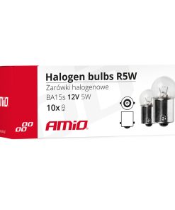 Bombillas halógenas R5W BA15s 12V 5W 10 unid.