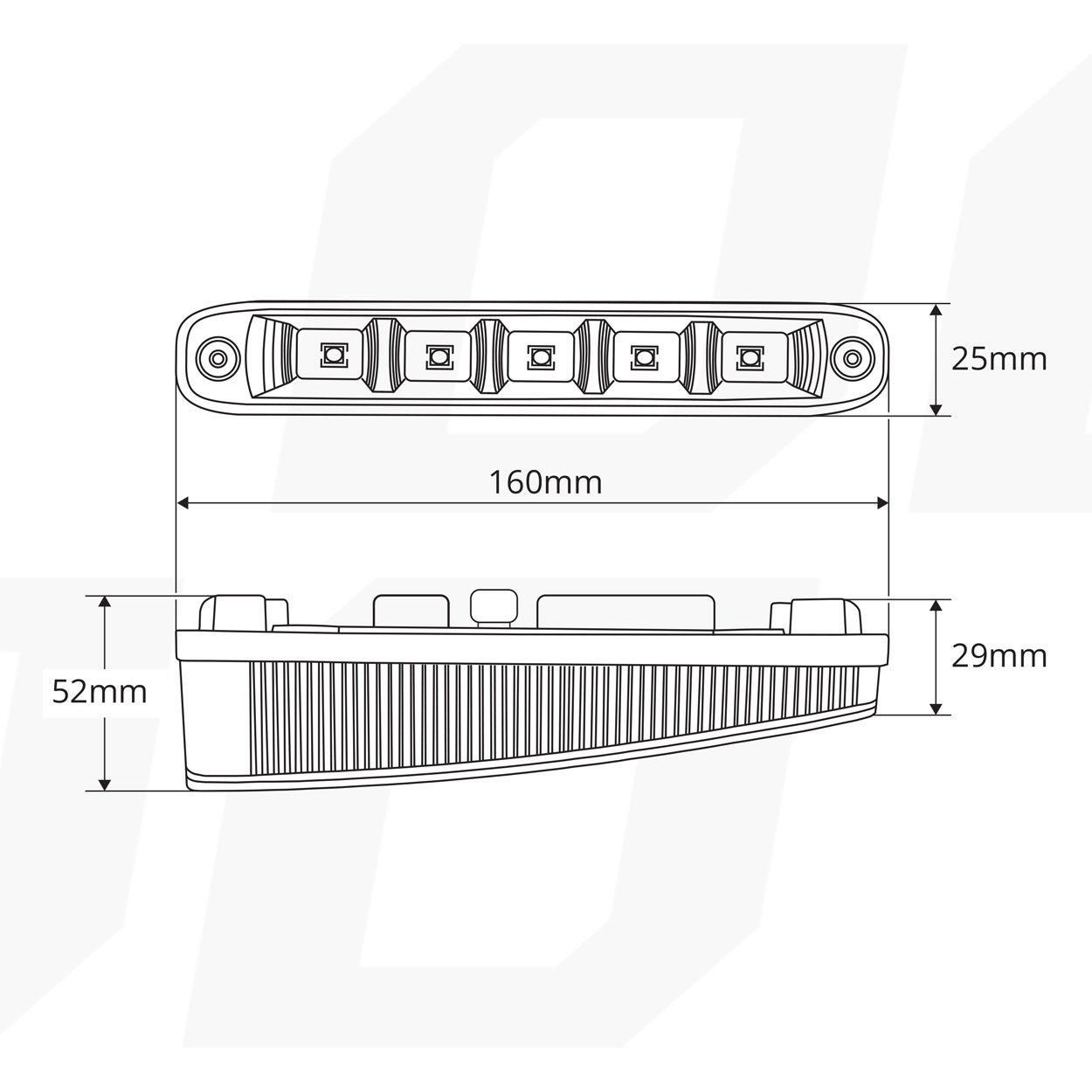 Luces de circulación diurna DRL 506HP 5 Luces de circulación diurna DRL 506HP