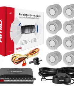 Sensor de Aparcamiento Buzzer 8 sensores- color gris