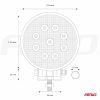 Lámpara de Trabajo AWL06 9 LED FLOOD 9-36V