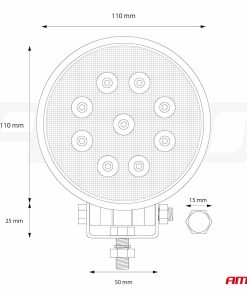 Lámpara de Trabajo AWL04 9 LED FLOOD 9-60V