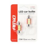 LED CANBUS 4014 12SMD Festoon C5W C10W C3W 31mm White 12V/24V