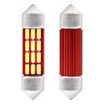 LED CANBUS 4014 12SMD Festoon C5W C10W C3W 36mm White 12V/24V