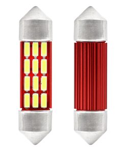 LED CANBUS 4014 12SMD Festoon C5W C10W C3W 36mm White 12V/24V