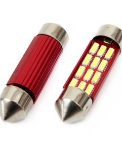 LED CANBUS 4014 12SMD Festoon C5W C10W C3W 36mm White 12V/24V