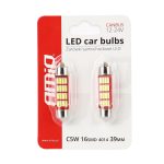 LED CANBUS 4014 16SMD Festoon C5W C10W C3W 39mm White 12V/24V
