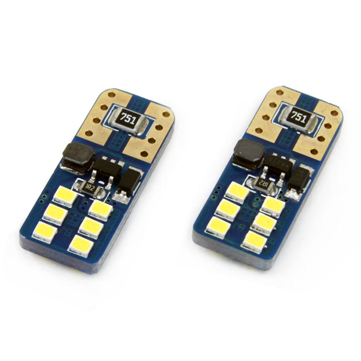 LED CANBUS 12SMD UltraBright 2016 T10e (W5W) White 12V/24V 4 LED CANBUS 12SMD UltraBright 2016 T10e (W5W) White 12V/24V